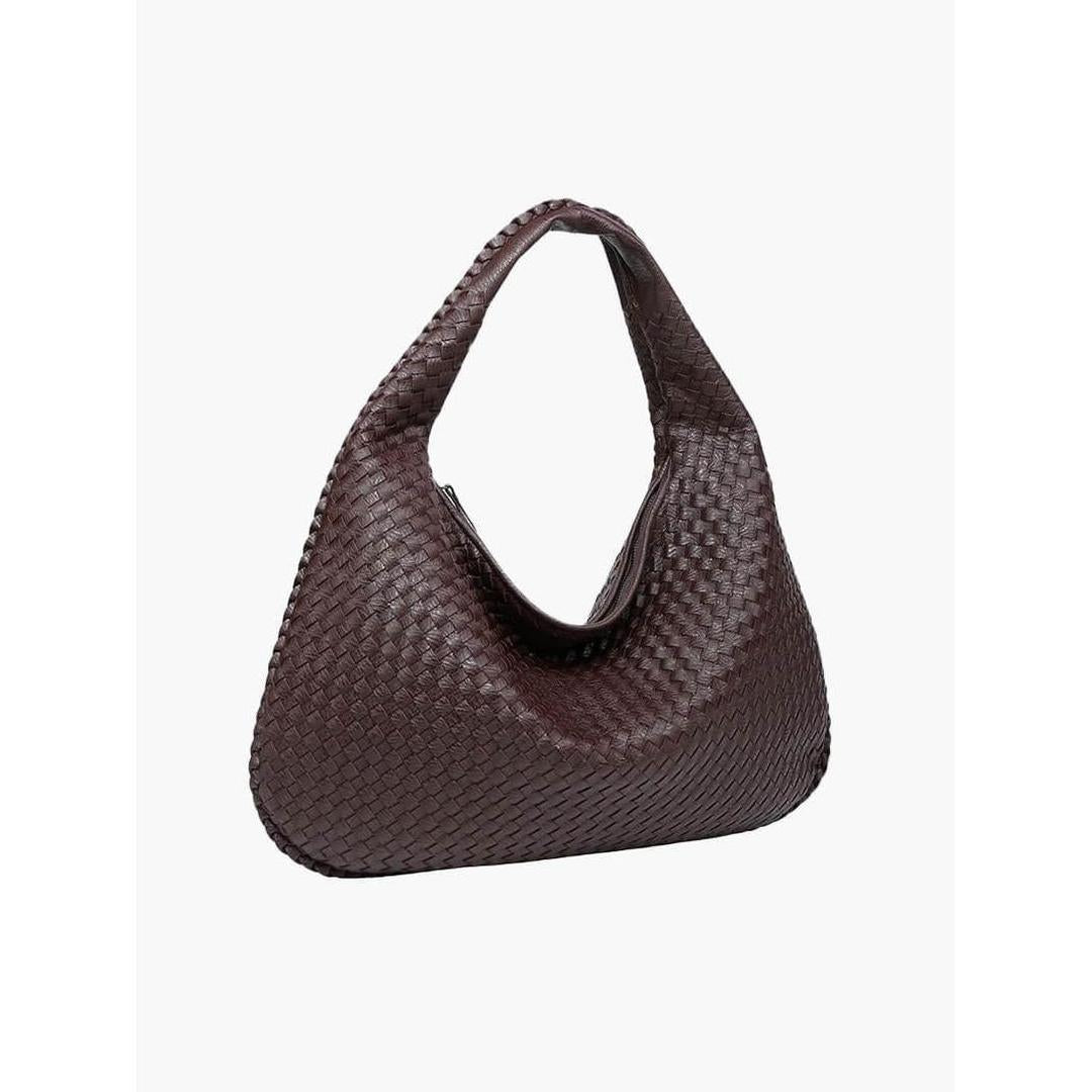 Women Handbag Woven Texture Shoulder Handle
