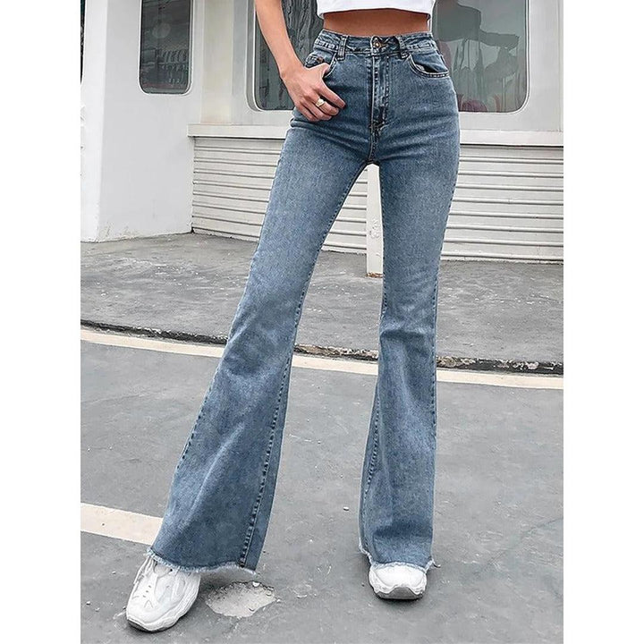 Women Jeans High Waist Bell Bottom