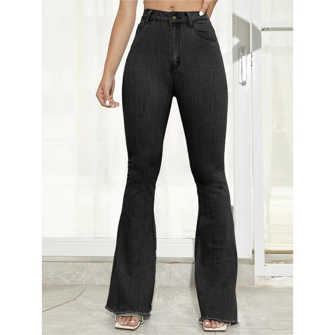 Women Jeans High Waist Bell Bottom