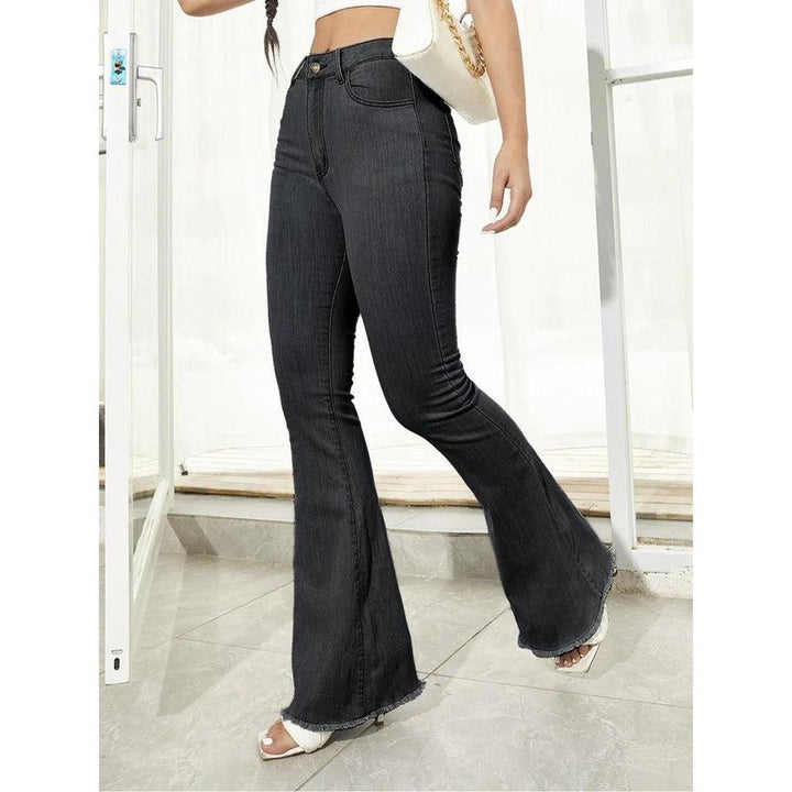 Women Jeans High Waist Bell Bottom