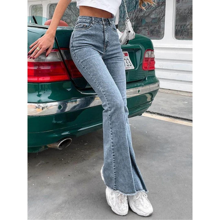 Women Jeans High Waist Bell Bottom