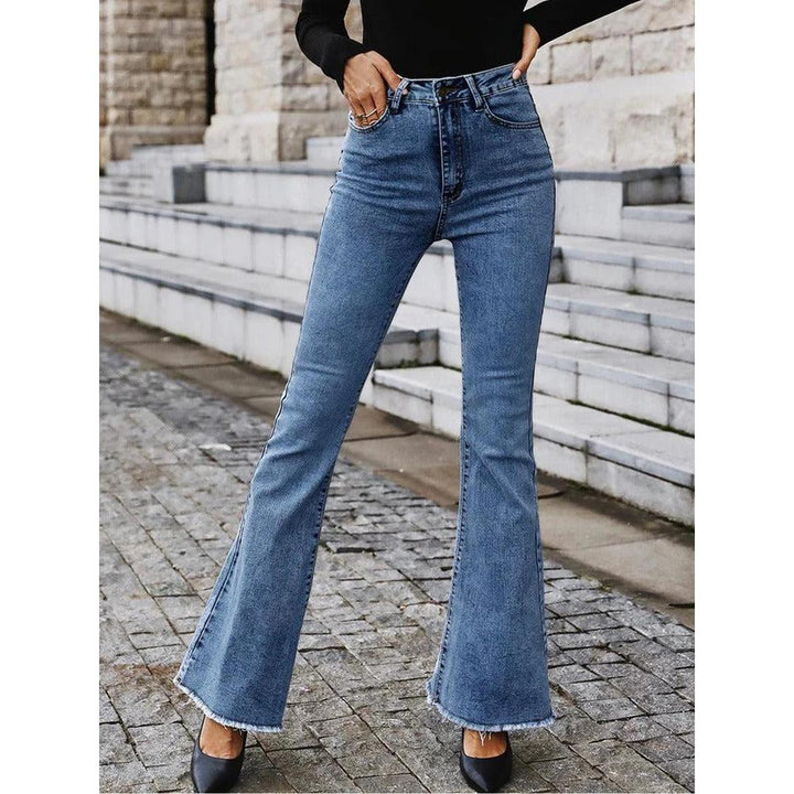 Women Jeans High Waist Bell Bottom
